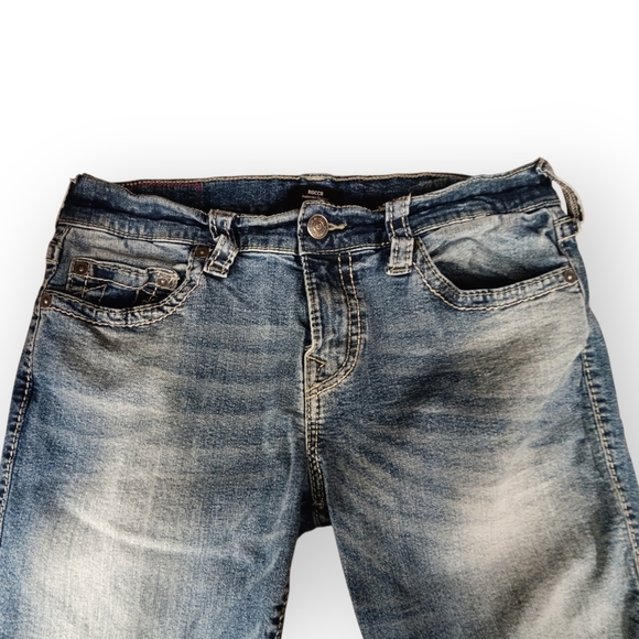 True Religion Rocco Relaxed Slim Men's Light Blue Jeans - 32x32 - Picture 3 of 5